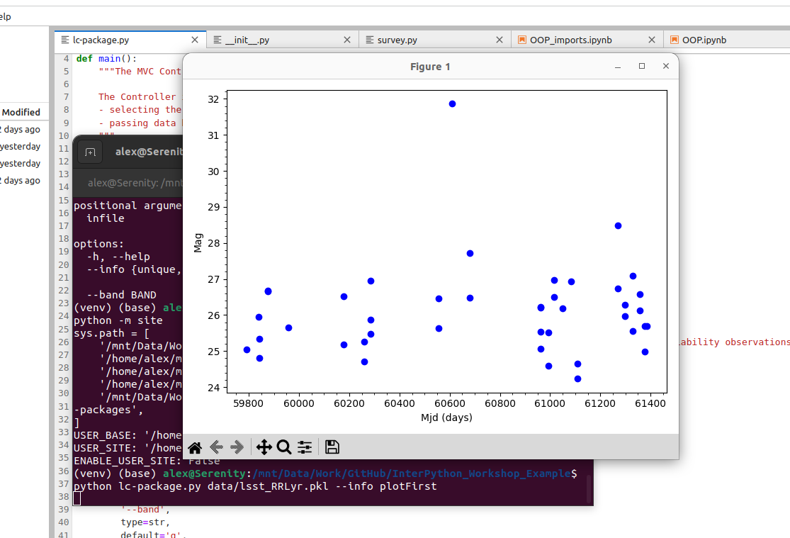 Plotting from the command line