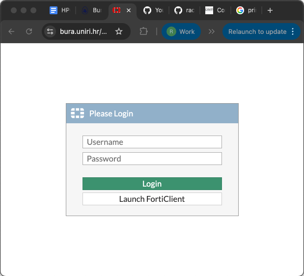 Bura web portal login